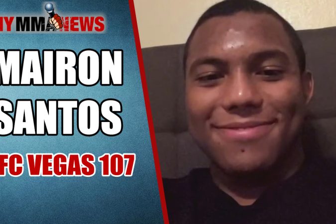 Mairon Santos, UFC Vegas 107